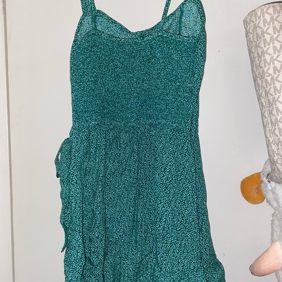 Emerald green summer dress/romper - Picture 2 of 2